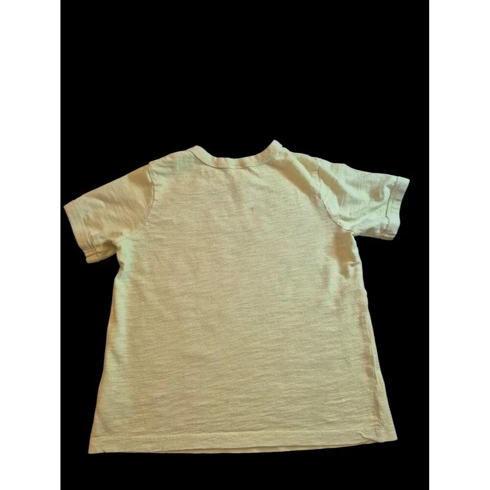 OshKosh B'gosh Yellow Surf Break Graphic 100% Cotton Tee 4T